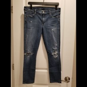 Citizens of Humanity distressed Jean's Size 32